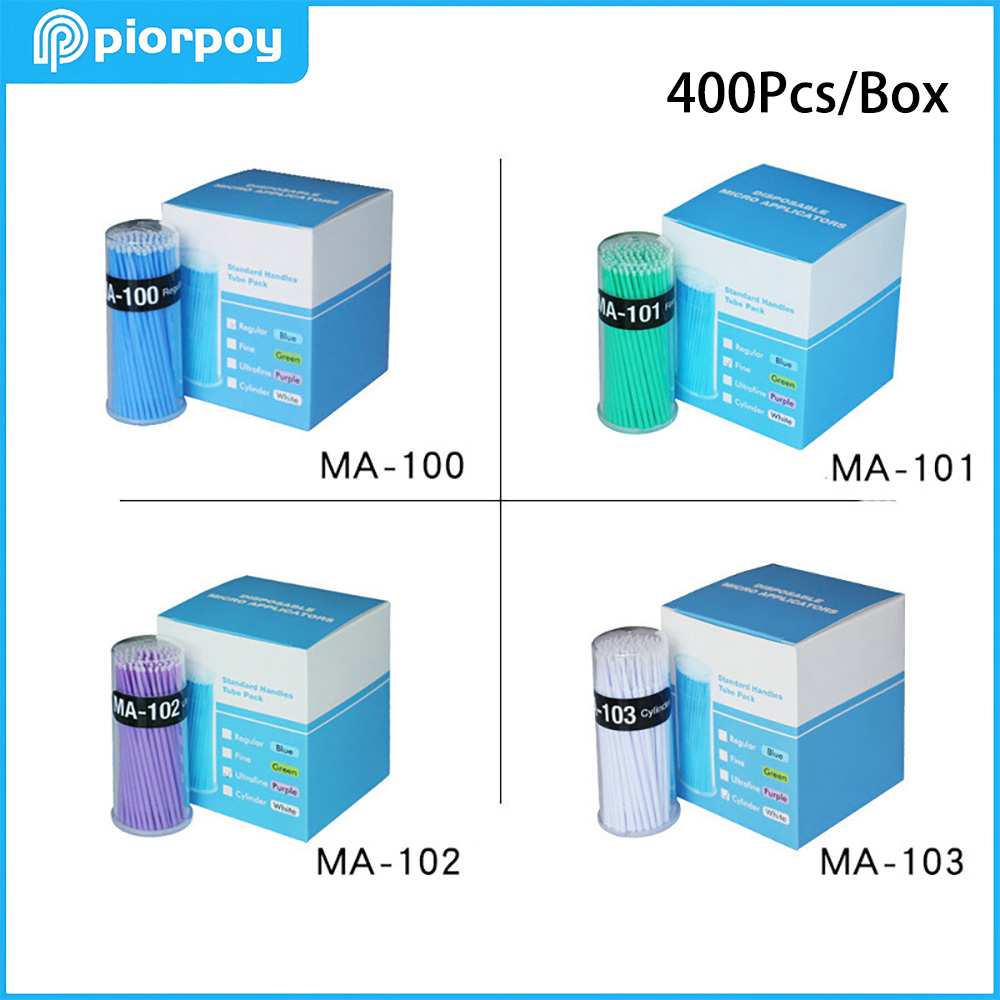 Teeth Whitening Professional - PIORPOY 400 adet/kutu Diş Mikro Fırça