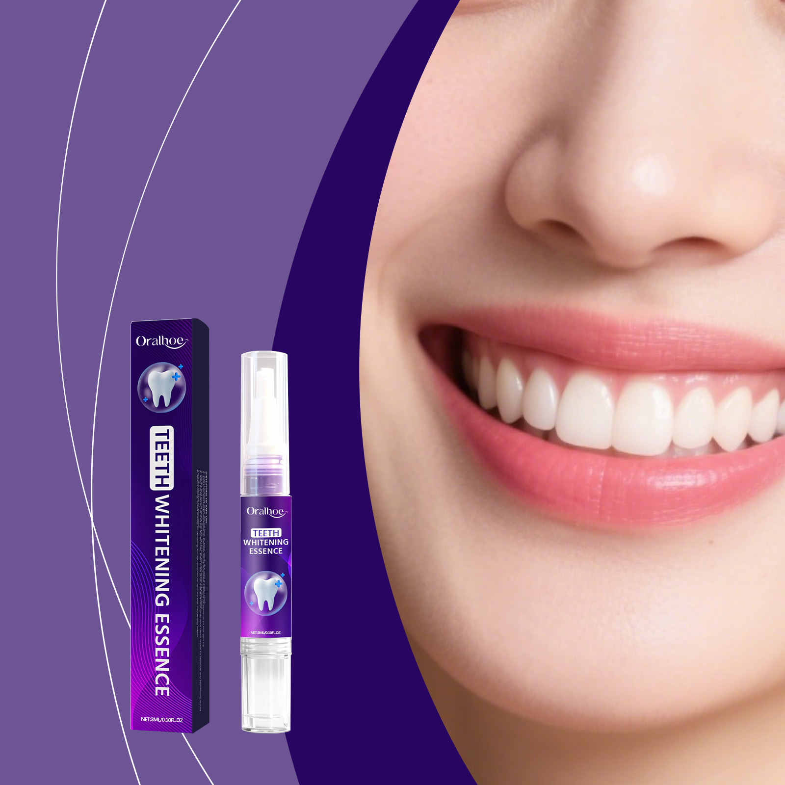 Whitening Pen Bleach - Oralhoe Diş Beyazlatma Kalemi Lekeleri Giderir
