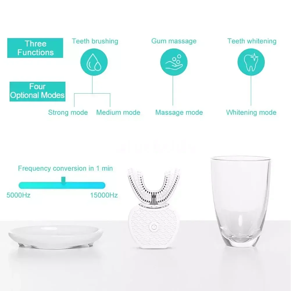 Ultrasonik Elektrikli Diş Fırç - Teeth Whitening With Blue Light incelemesi ve fiyatı
