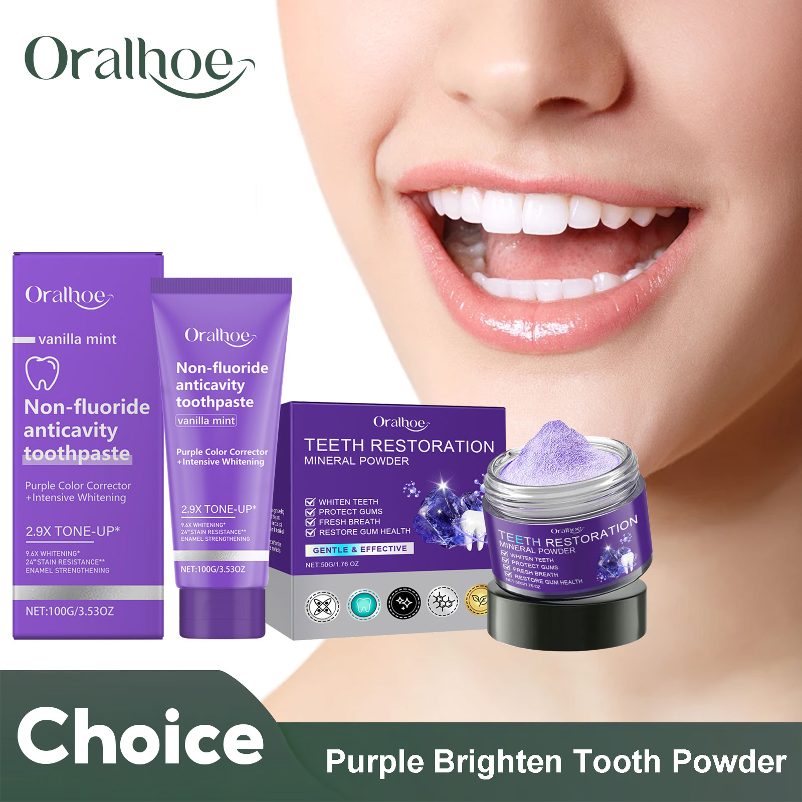 Teeth Restoration Mineral Powd - Teeth Whitening Foam incelemesi ve fiyatı