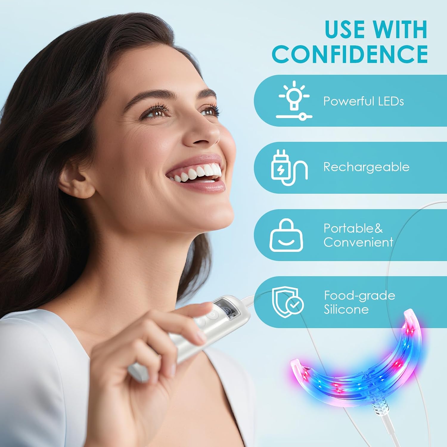 Diş Beyazlatma Hızlandırıcısı  - Teeth Whitening With Blue Light incelemesi ve fiyatı