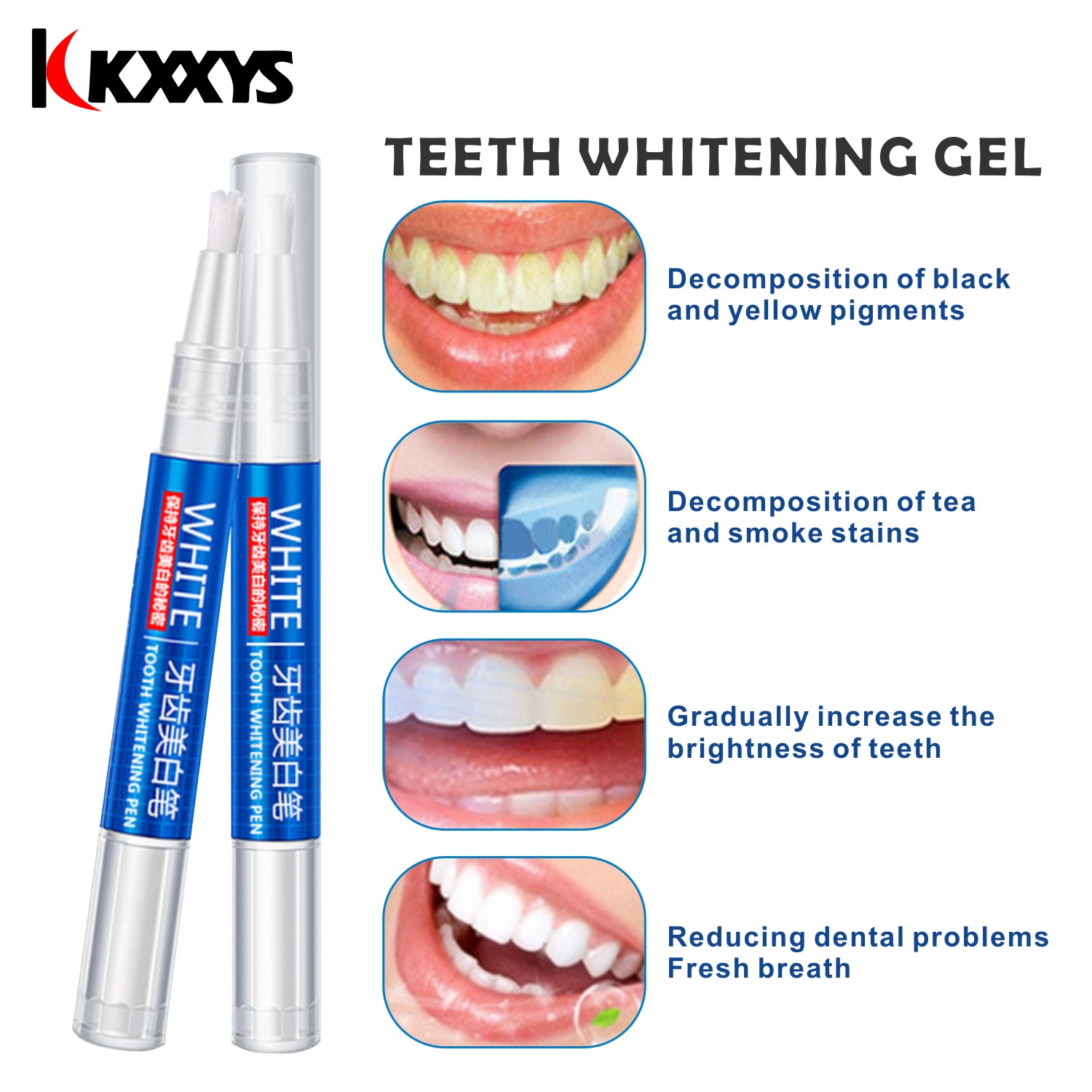 2 adet * 3ml popüler beyaz diş - Whitening Pen Bleach incelemesi ve fiyatı