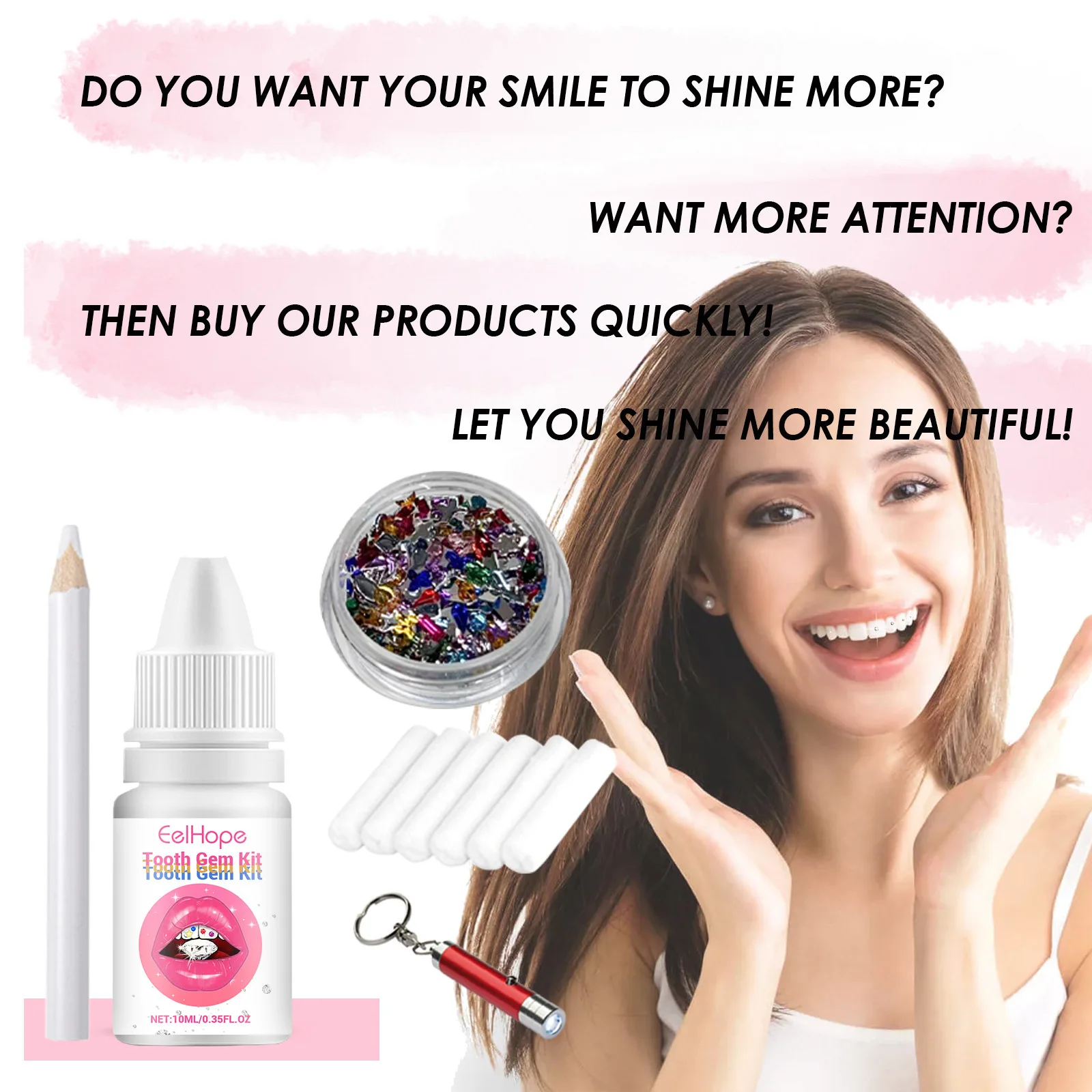 Diş Takı Seti Kendin Yap Şeffa - Teeth Whitening Free incelemesi ve fiyatı