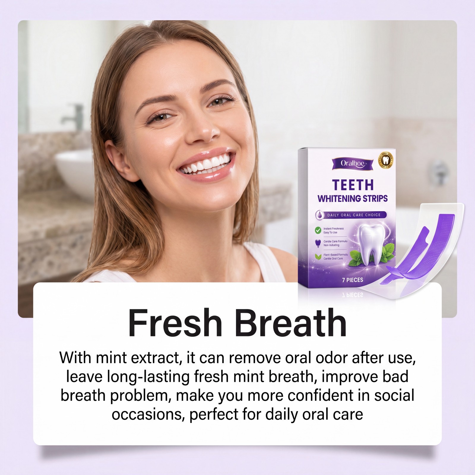 Mor Diş Beyazlatma Şeritleri 7 - Teeth Whitening Retainer incelemesi ve fiyatı